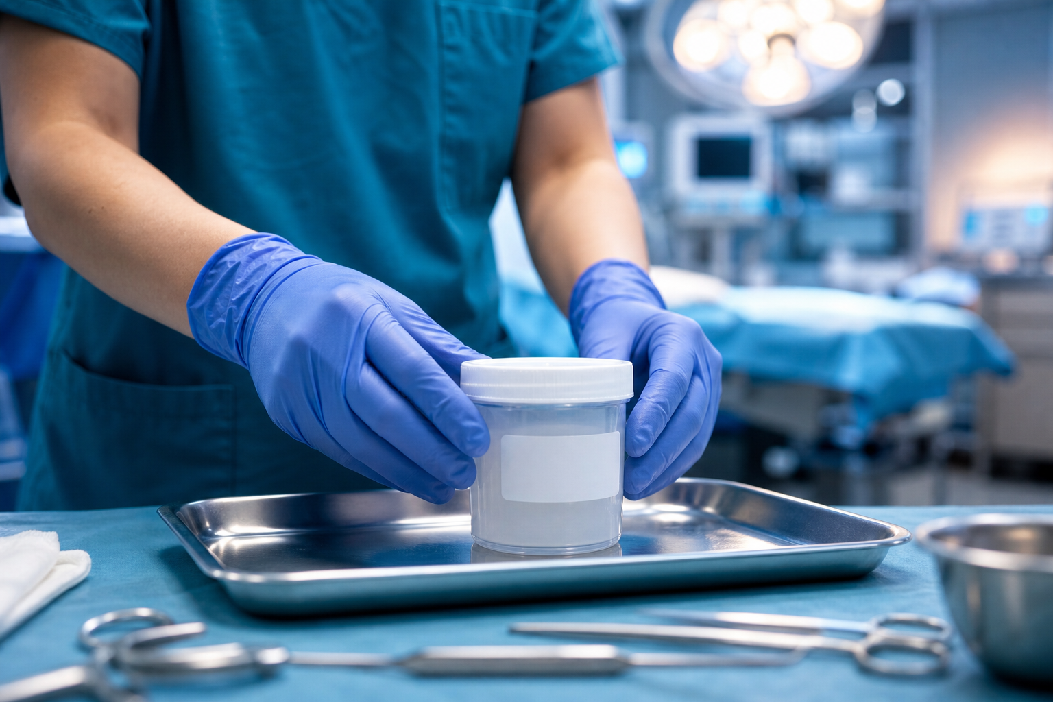 Anatomopathologie au bloc opératoire — les 6 types d&rsquo;examens, comment immerger une pièce et les 5 erreurs IBODE à éviter (2026)
