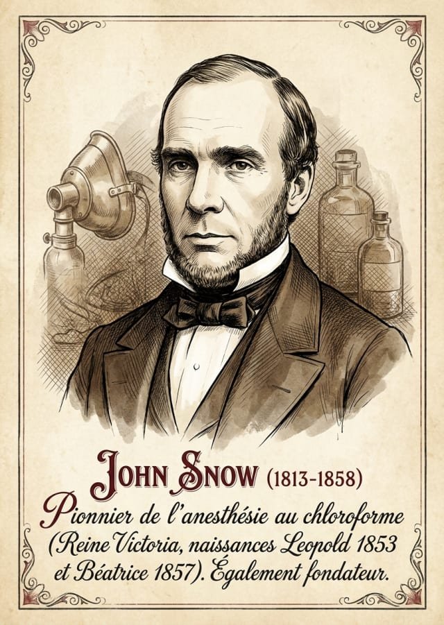 John Snow (1813-1858) : pere de l&rsquo;anesthesie moderne et de l&rsquo;epidemiologie