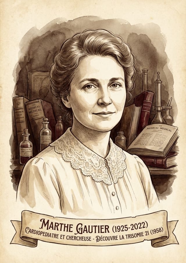 Marthe Gautier (1925-2022) : co-decouverte de la trisomie 21 en 1958