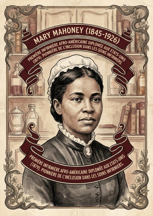 Mary Mahoney (1845-1926) : la première infirmière afro-américaine et l&rsquo;égalité d&rsquo;accès au métier