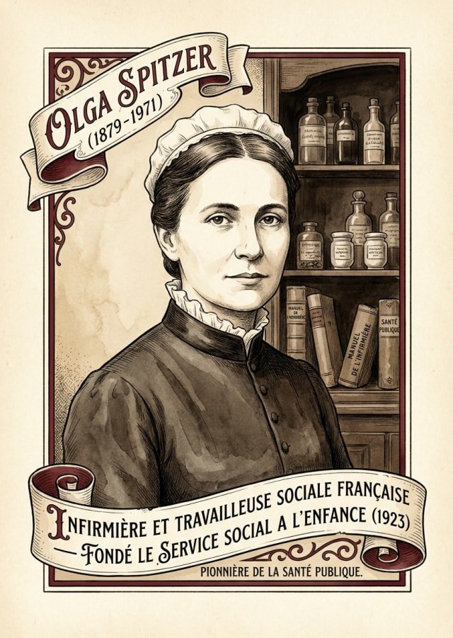 Olga Spitzer (1879-1971) : fondatrice du Service Social à l&rsquo;Enfance et matrice du bilan psycho-social pédiatrique