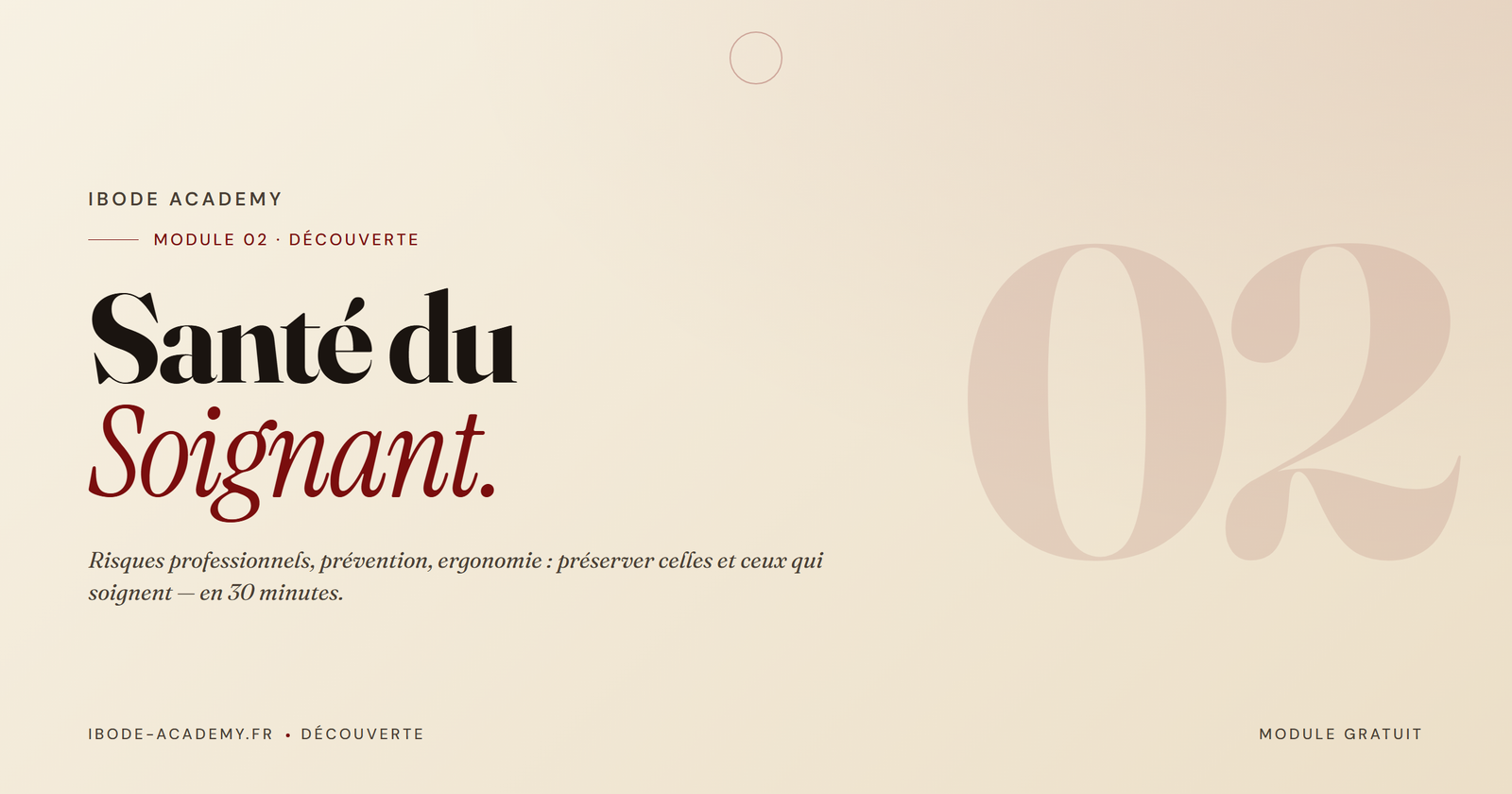Santé et Sécurité du Soignant
